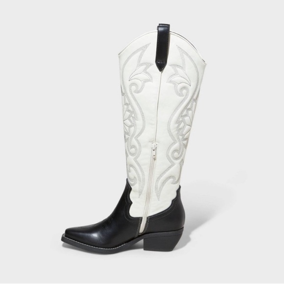 NWOT Women's Kenzi Tall Western Dress Boots with Memory Foam Wild Fable - Picture 2 of 10